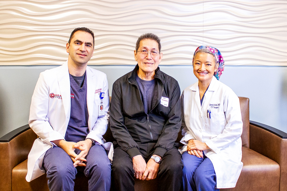 Patient with two physicians who cared for him