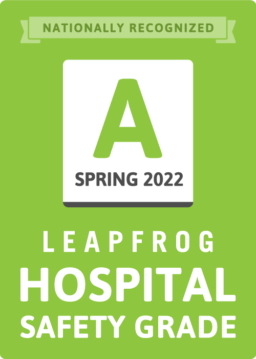 Two Valley Health System Hospitals Nationally Recognized With an "A" Leapfrog Hospital Safety Grade