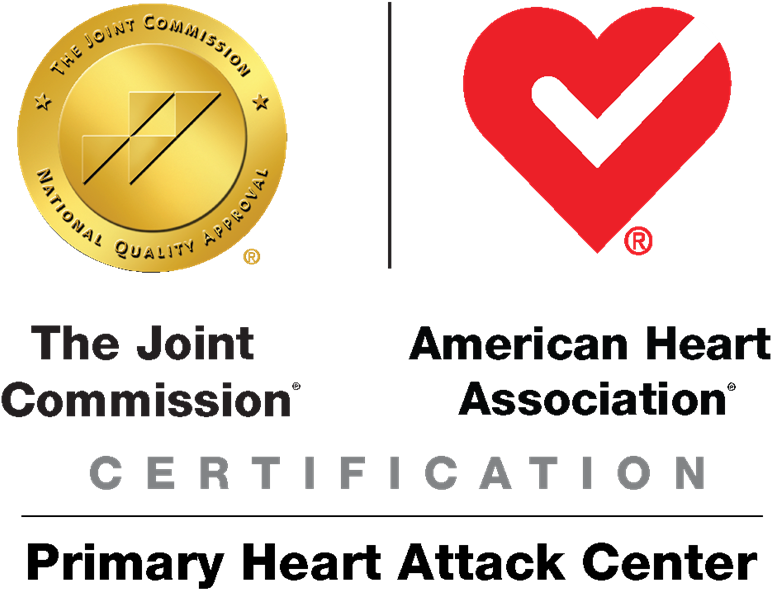 Logotipo del Centro primario de ataques cardíacos de la Asociación Estadounidense del Corazón