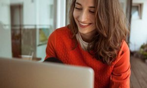 Woman on laptop