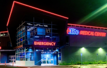 Elite Medical Center at night