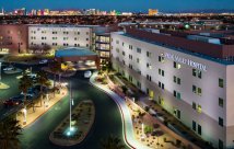 Night view of Spring Valley Hospital